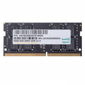  Apacer 16GB Notebook Memory - DDR4 SODIMM 2666MHz
