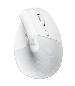 Logitech Lift Vertical Ergonomic Mouse Off-White/Pale Grey