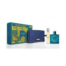 Versace Eros EDT 100ml & Miniature Eros EDT 10ml & Cosmetic Bag Gift Set