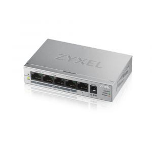 Zyxel GS1005HP Unmanaged 5port Gigabit Ethernet (10/100/1000) Silver Power over Ethernet (PoE)