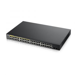 Zyxel GS1900-48HP v2 Managed L2 PoE+ Switch with 48 Gigabit (1Gbps) Ethernet Ports and 2 SFP Ports