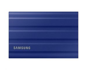 Samsung Portable NVME SSD T7 Shield 2TB , USB 3.2 Gen2, Rugged, IP65, Read 1050 MB/s Write 1000 MB/s, Blue
