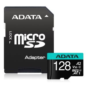 Adata 128GBMicroSDXC UHS-I U3 V30S A2 (1 adapter)