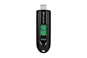 Transcend 256GB, USB3.2, Pen Drive, Type-C, Capless, Black