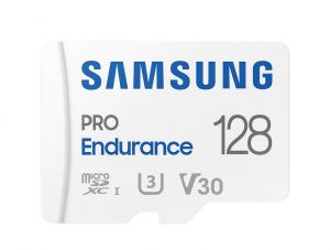 Samsung Pro Endurance (2022) microSDXC 128GB Class 10 U3 V30 UHS-I - Adapter