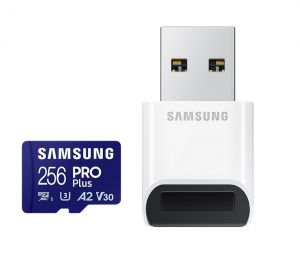 Samsung 256GB micro SD Card PRO Plus with USB Reader