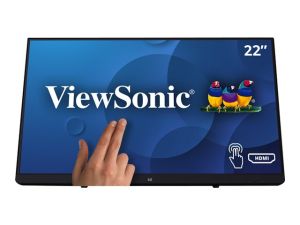 VIEWSONIC TD2230 22inch FHD 1920x1080 IPS 10-Point Multitouch 200nits VGA HDMI DisplayPort 2xUSB speakers bookstand style