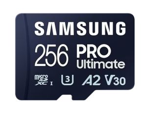 Samsung 256GB micro SD Card PRO Ultimate with Adapter , UHS-I