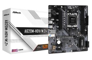 ASRock A620M-HDV/M.2+ Motherboard Micro ATX AMD AM5 Socket