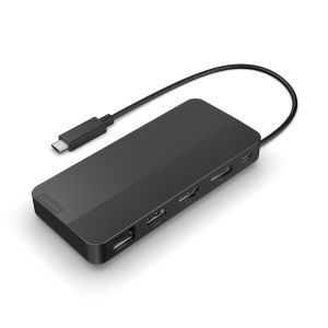 Lenovo USB-C Dual Display Travel Dock (w/ adapter)