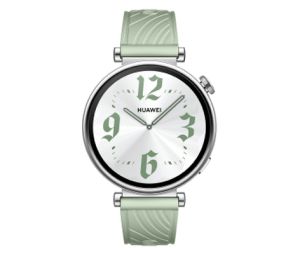 Huawei Watch GT4 Green, Aurora-B19FG, Fluoroelastomer Strap, 41mm, GPS, Heart Rate Monitor, SPO2