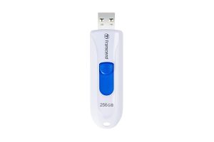 Transcend 256GB, USB3.1, Pen Drive, Capless, White