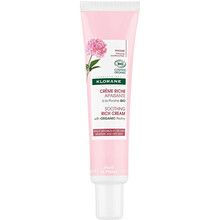 Klorane BIO Peony Soothing Rich Cream - Zklidňující krém pro citlivou and suchou pleť 40ml