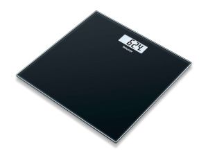 Beurer GS 10 Glass bathroom scale  black; Automatic switch-off, overload indicator; 180 kg / 100 g