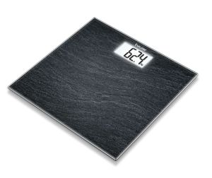 Beurer GS 203 Glass bathroom scale,Slate, 150 kg/100 g, 5 years warranty