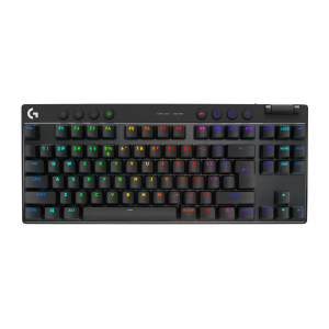 Logitech Pro X TKL Ασύρματο Gaming Μηχανικό Πληκτρολόγιο Tenkeyless RGB (Αγγλικό US) Μαύρο
