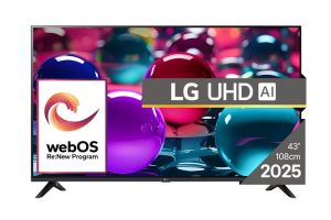 LG 43UA73003LA, 43" 4K UltraHD TV 4K, Black
