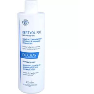 Ducray Kertyol PSO Cleansing Gel - Mycí gel na obličej and tělo pro pokožku se sklonem k lupénce 400ml