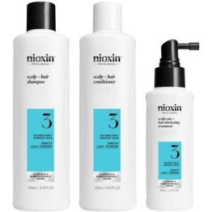 Nioxin System 3 Hair Care Set - Sada péče pro jemné barvené mírně řídnoucí vlasy