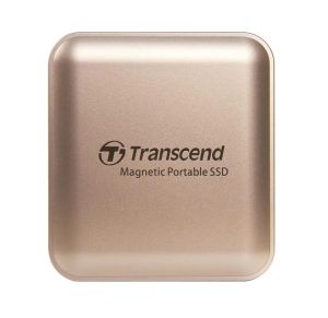 Transcend 1TB, External SSD, ESD420G, USB 20Gbps, Type C, Magsafe, Champagne Gold