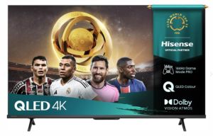 Hisense 43" E7Q Pro, 4K Ultra HD, QLED, Quantum Dot, 144Hz, Black