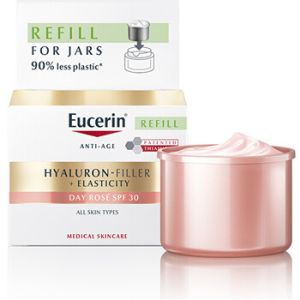 Eucerin Hyaluron-Filler+Elasticity Day Rosé Cream Refill SPF 30 - Náhradní Filling pro denní krém proti stárnutí pleti 50ml