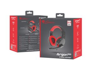  Genesis Gaming Headset Argon 100 Red