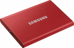 Samsung Portable SSD T7 USB 3.2 / USB-C 1TB 2.5" Metallic Red
