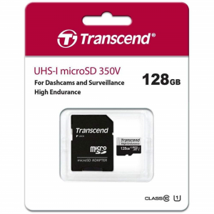 Transcend 128GBmicroSD U1 High Endurance - Adapter