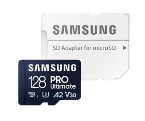 Samsung 128GBmicro SD Card PRO Ultimate with Adapter , UHS-I