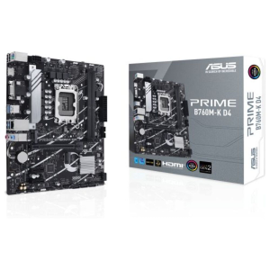 Asus PRIME B760M-K D4 Motherboard Micro ATX Intel 1700 Socket