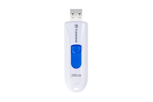 Transcend 256GB, USB3.1, Pen Drive, Capless, White