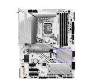 ASRock Z890 Pro RS WiFi White Motherboard ATX Intel 1851 Socket